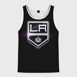 Майка-безрукавка мужская Los Angeles Kings, цвет: 3D-белый