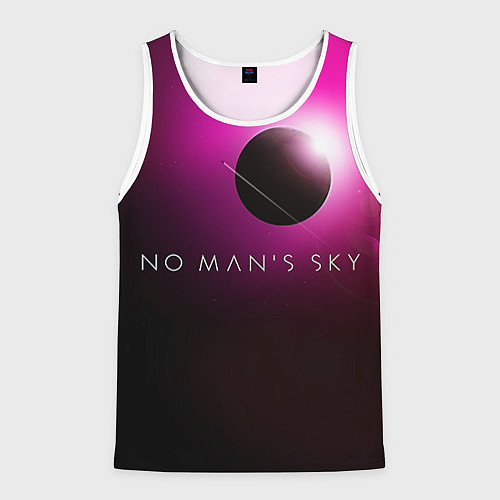 Мужская майка без рукавов No Mans Sky / 3D-Белый – фото 1