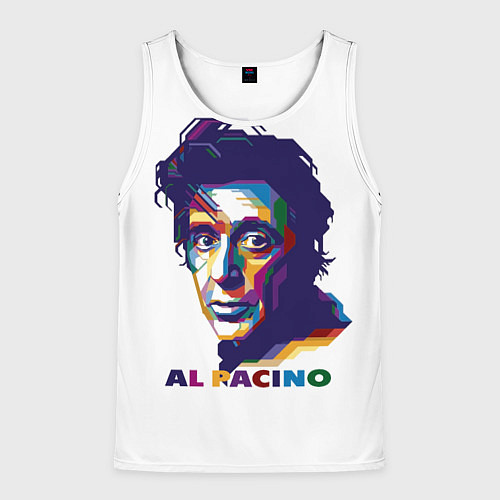 Мужская майка без рукавов Al Pacino / 3D-Белый – фото 1