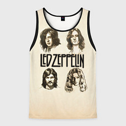 Майка-безрукавка мужская Led Zeppelin Guys, цвет: 3D-черный