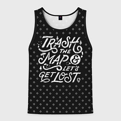 Мужская майка без рукавов Trash the Map