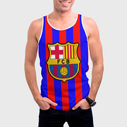 Майка-безрукавка мужская Barca FCB Club, цвет: 3D-белый — фото 2