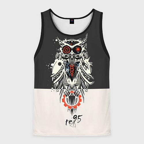 Мужская майка без рукавов TDD Owl 95 / 3D-Черный – фото 1