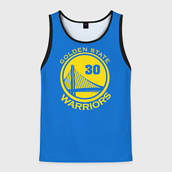 Майка-безрукавка мужская Golden State Warriors 3, цвет: 3D-черный