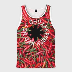 Майка-безрукавка мужская Red Hot Chili Peppers, цвет: 3D-белый