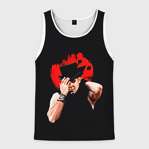 Мужская майка без рукавов Poets of the fall(Марко) / 3D-Белый – фото 1