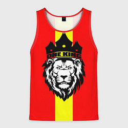 Майка-безрукавка мужская One Lion King, цвет: 3D-красный
