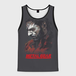 Майка-безрукавка мужская Metal Gear Solid, цвет: 3D-черный