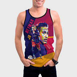 Майка-безрукавка мужская Jr. Neymar, цвет: 3D-черный — фото 2