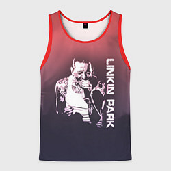 Майка-безрукавка мужская Linkin Park Честер, цвет: 3D-красный