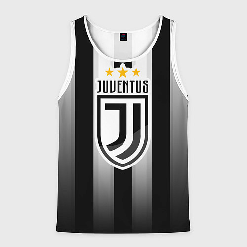 Мужская майка без рукавов Juventus FC: New logo / 3D-Белый – фото 1