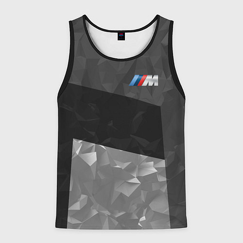 Мужская майка без рукавов BMW: Black Design / 3D-Черный – фото 1