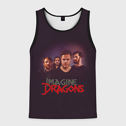 Майка-безрукавка мужская Группа Imagine Dragons, цвет: 3D-черный