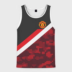 Майка-безрукавка мужская Man UTD FC: Sport Camo, цвет: 3D-белый