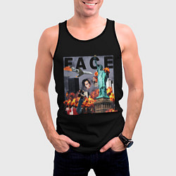 Майка-безрукавка мужская Face NY, цвет: 3D-черный — фото 2
