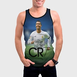 Майка-безрукавка мужская CR7, цвет: 3D-черный — фото 2