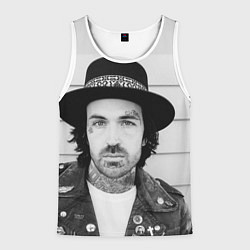 Майка-безрукавка мужская Yelawolf II: Mono photo, цвет: 3D-белый