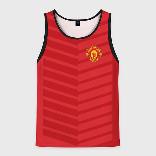 Мужская майка без рукавов FC Manchester United: Reverse / 3D-Черный – фото 1