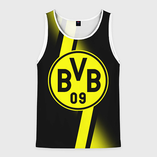 Мужская майка без рукавов FC Borussia Dortmund: Storm / 3D-Белый – фото 1