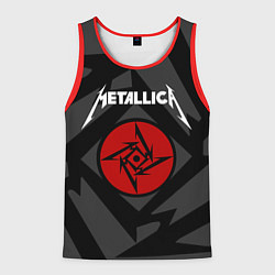 Майка-безрукавка мужская Metallica Star, цвет: 3D-красный
