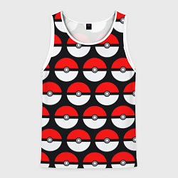 Мужская майка без рукавов Pokeball Pattern