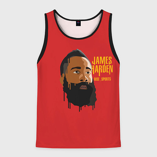 Мужская майка без рукавов James Harden / 3D-Черный – фото 1
