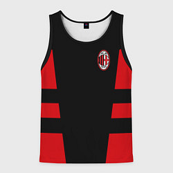 Майка-безрукавка мужская АC Milan: Black Sport, цвет: 3D-черный