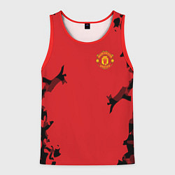 Майка-безрукавка мужская FC Manchester United: Red Original, цвет: 3D-красный