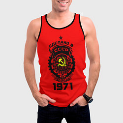 Майка-безрукавка мужская Сделано в СССР 1971, цвет: 3D-черный — фото 2