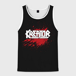 Майка-безрукавка мужская Kreator: Blood, цвет: 3D-белый