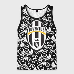 Майка-безрукавка мужская FC Juventus: Floral Logo, цвет: 3D-черный