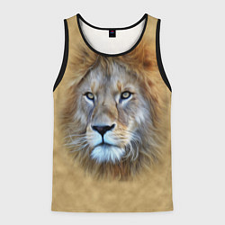 Мужская майка без рукавов Песчаный лев