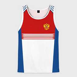 Мужская майка без рукавов Russia: Retro Sport