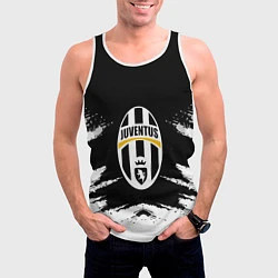 Майка-безрукавка мужская FC Juventus, цвет: 3D-белый — фото 2