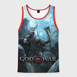 Майка-безрукавка мужская God of War: Dynasty, цвет: 3D-красный