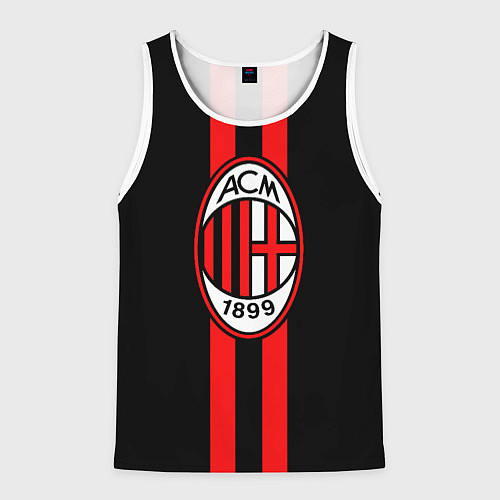 Мужская майка без рукавов AC Milan 1899 / 3D-Белый – фото 1