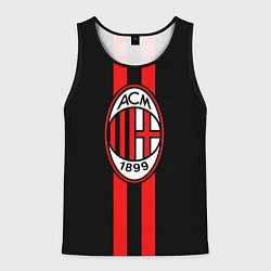 Майка-безрукавка мужская AC Milan 1899, цвет: 3D-черный