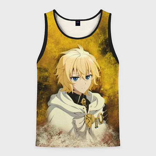 Мужская майка без рукавов Mikaela Hyakuya / 3D-Черный – фото 1