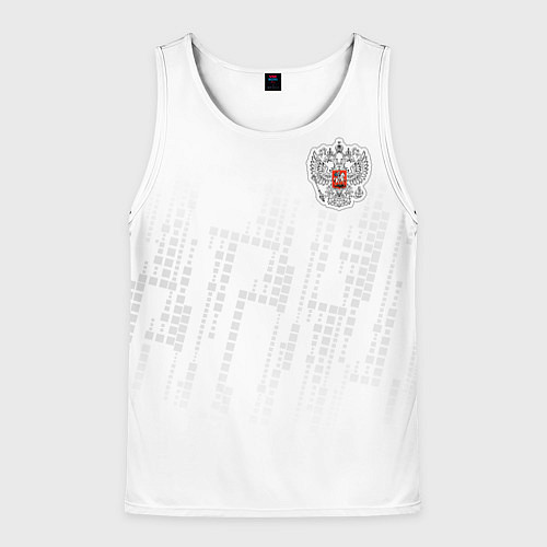 Мужская майка без рукавов Russia 2022 The Winner! / 3D-Белый – фото 1