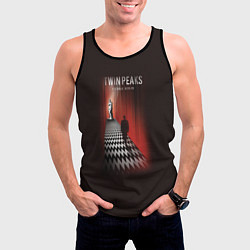 Майка-безрукавка мужская Twin Peaks: Firewalk with me, цвет: 3D-черный — фото 2