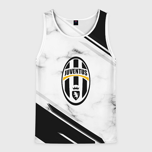 Мужская майка без рукавов JUVENTUS / 3D-Белый – фото 1