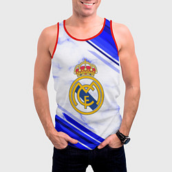 Майка-безрукавка мужская Real Madrid, цвет: 3D-красный — фото 2