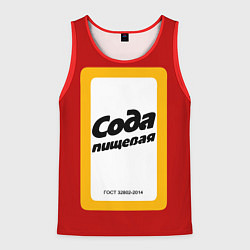 Мужская майка без рукавов Сода пищевая