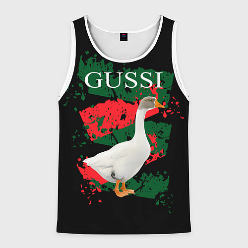 Мужская майка без рукавов GUSSI Hype / 3D-Белый – фото 1