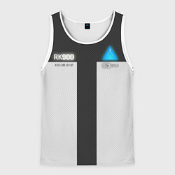 Майка-безрукавка мужская RK900: Become Human, цвет: 3D-белый