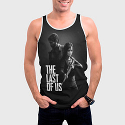 Майка-безрукавка мужская The Last of Us: Black Style, цвет: 3D-белый — фото 2