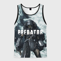 Майка-безрукавка мужская Winter Predator, цвет: 3D-черный