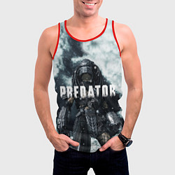 Майка-безрукавка мужская Winter Predator, цвет: 3D-красный — фото 2
