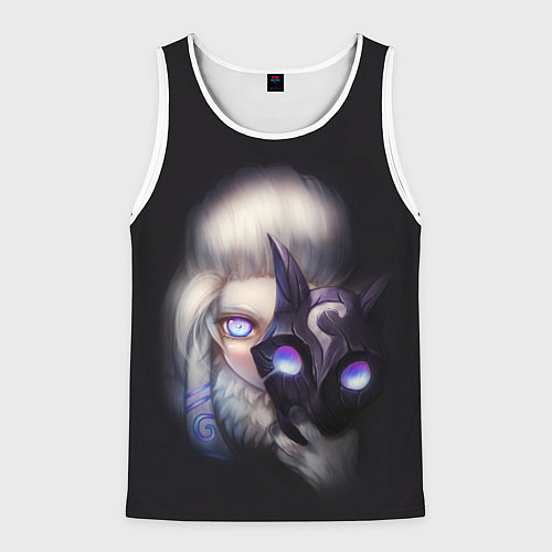 Мужская майка без рукавов Некромантия / 3D-Белый – фото 1