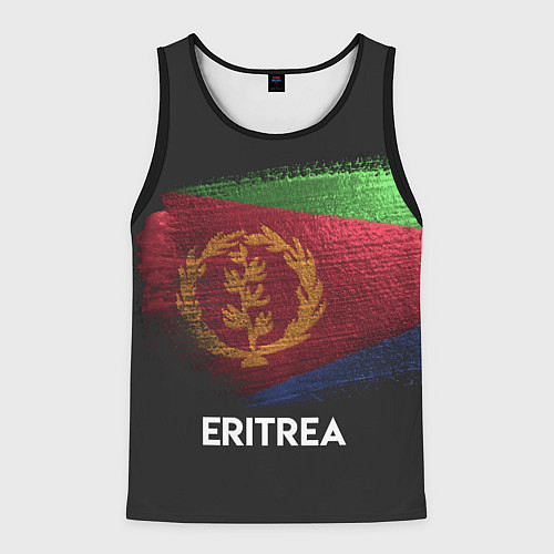 Мужская майка без рукавов Eritrea Style / 3D-Черный – фото 1